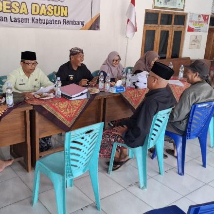 Monev APBDesa Semester 1 di Desa Dasun dari Kecamatan